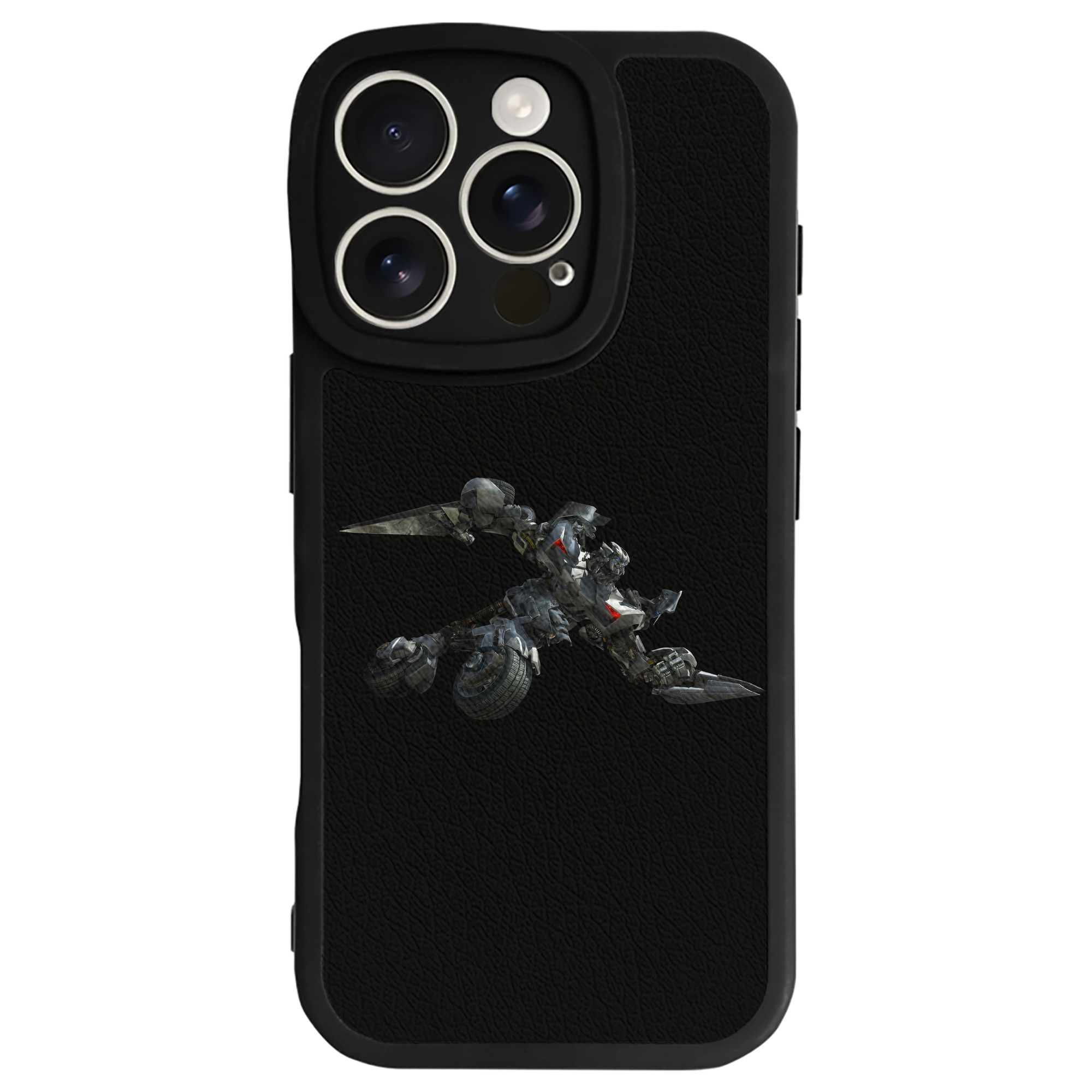 （画像用） Transformers トランスフォーマー 【iPhone 16シリーズ対応】シリコンスマホケース（レザー調） 材質：シリコン